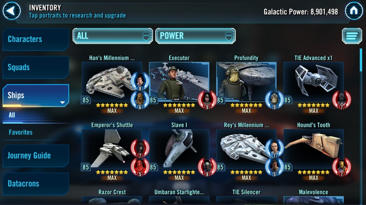 SWGOH Premium Accounts for sale